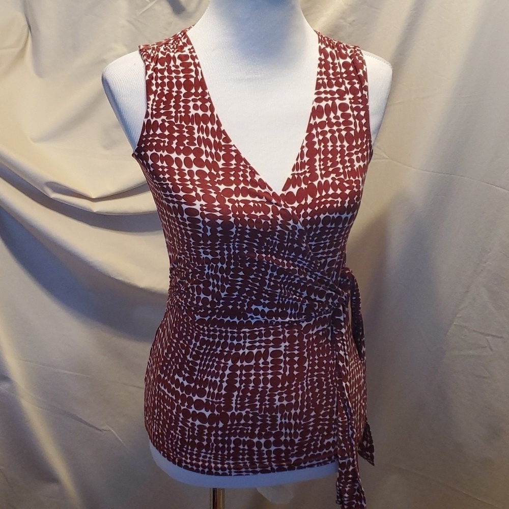 Ann Taylor Wrap Top SZ XS